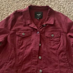 Nine West Red Jean Jacket